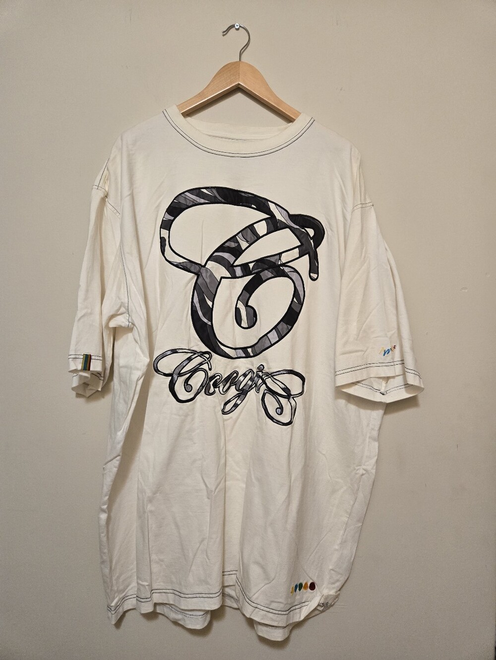 COOGI Short-Sleeve Tee with Bold Black Graphic
